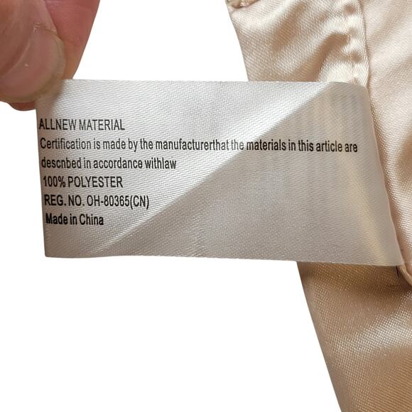 Lion Lovey Security Blanket Tan Satin Trim  15"x15" Plush Toy Pro Goleem - Picture 7 of 12